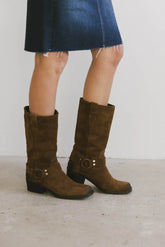 Steve Madden Ruskin Boots in Tan Suede - FINAL SALE
