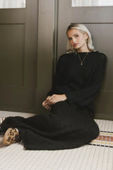 Charlotte Knit Sweater in Black - FINAL SALE
