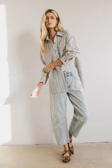 Sailor Striped Button Up - FINAL SALE