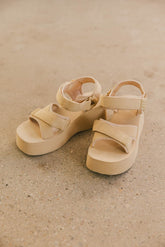 Seychelles Serenade Platform Sandals in Tan - FINAL SALE