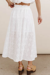 Bridget Embroidered Midi Skirt - FINAL SALE