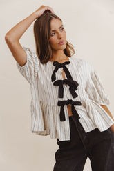 Hyland Peplum Top - FINAL SALE