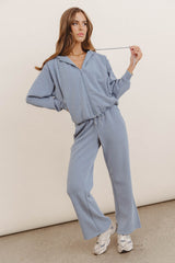 Balance Wide Leg Pants in Blue - FINAL SALE