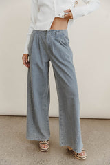 Milla Striped Wide Leg Jeans - FINAL SALE