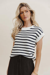 Marcel Knit Sweater in Navy - FINAL SALE