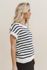 Marcel Knit Sweater in Navy - FINAL SALE