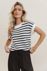Marcel Knit Sweater in Navy - FINAL SALE