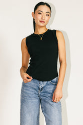 Kimberly Tank Top in Black - FINAL SALE