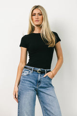 Joey Basic Top in Black - FINAL SALE