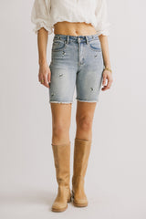 Chelsea High Rise Denim Shorts - FINAL SALE