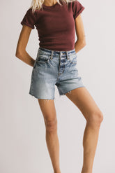 Ariel Distressed Denim Shorts - FINAL SALE