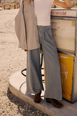 Milla Striped Wide Leg Jeans - FINAL SALE