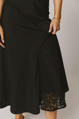 Samantha Maxi Skirt in Black - FINAL SALE