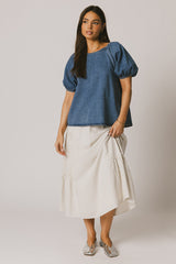Iverson Denim Top - FINAL SALE