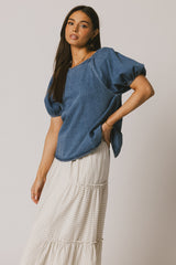 Iverson Denim Top - FINAL SALE