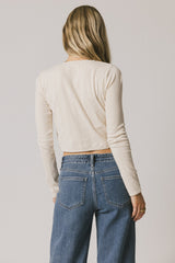 Berlin Knit Cardigan in Ivory - FINAL SALE