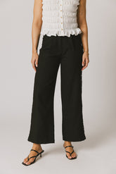 Karie Crochet Pants in Black - FINAL SALE