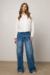 Wren Medium Wash Baggy Jeans - FINAL SALE