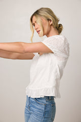 Olivia Embroidered Blouse - FINAL SALE