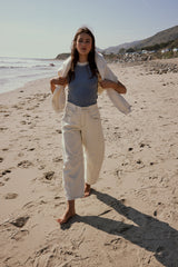 Lisette Barrel Jeans in Cream - FINAL SALE