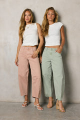 Capri Barrel Jeans - FINAL SALE