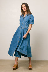 Mylie Denim Maxi Dress - FINAL SALE