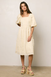 Gillie Textured Mini Dress - FINAL SALE