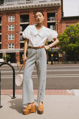 Fiorelle Striped Wide Leg Jeans - FINAL SALE