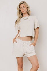 Willa Knit Top in Cream - FINAL SALE