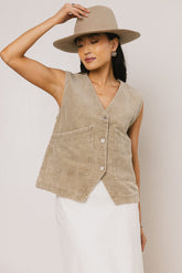 Devon Corduroy Vest - FINAL SALE