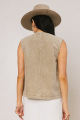 Devon Corduroy Vest - FINAL SALE