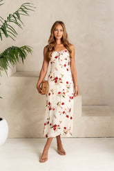 Faith Floral Midi Dress - FINAL SALE