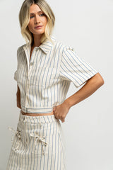 Baylor Striped Button Up - FINAL SALE