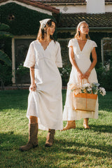 Paulina Embroidered Maxi Dress - FINAL SALE