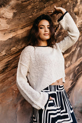 Robin Knit Sweater in Oatmeal - FINAL SALE