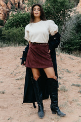Aspen Puff Sleeve Top in Ecru - FINAL SALE