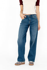 Sloane Wide Leg Jeans in Dark Wash - FINAL SALE