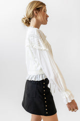 Kori Studded Mini Skirt in Black - FINAL SALE