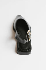 Steve Madden Shay Slingback Flats in Black - FINAL SALE
