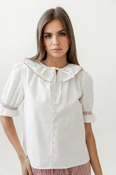 Gemma Collared Blouse - FINAL SALE