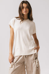 Jensen Knit Top in Oatmeal - FINAL SALE