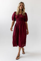 Tammia Ric Rac Midi Dress - FINAL SALE