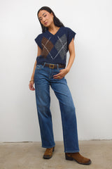 Sloane Wide Leg Jeans in Dark Wash - FINAL SALE