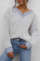 Glinda Knit Sweater in Blue - FINAL SALE