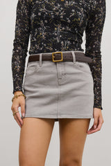 Oshen Leather Belt in Brown - FINAL SALE