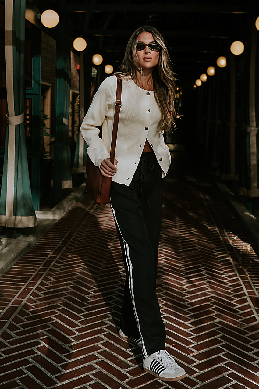 Debbie Ribbed Sweater in Ivory - FINAL SALE