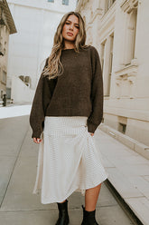 Josey Oversized Sweater in Brown - FINAL SALE