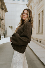 Josey Oversized Sweater in Brown - FINAL SALE
