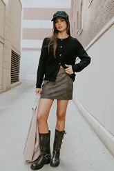 Ruthie Leather Mini Skirt - FINAL SALE