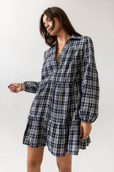 Autumn Plaid Mini Dress - FINAL SALE